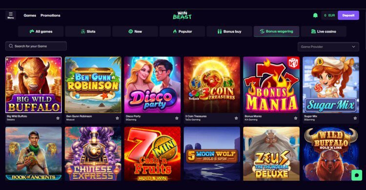Uncover the Thrills of WinBeast Casino with Exclusive UK No Deposit Bonuses