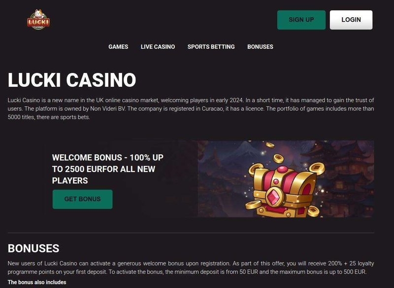 Get the Best Casino Experience at Lucki Casino in the UK